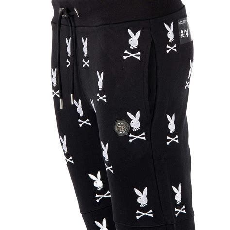 Playboy Bunny Embroidered Jogger .